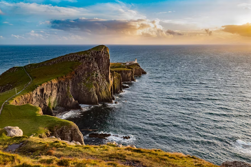 Follow The Ireland Travel Guide To Soak Up Golden-Hour Views Over Sea Cliffs And Green Headlands.