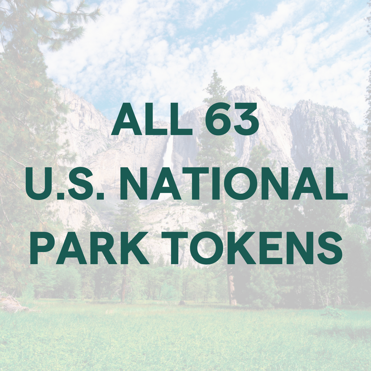 All 63 US National Park Tokens (Legacy)