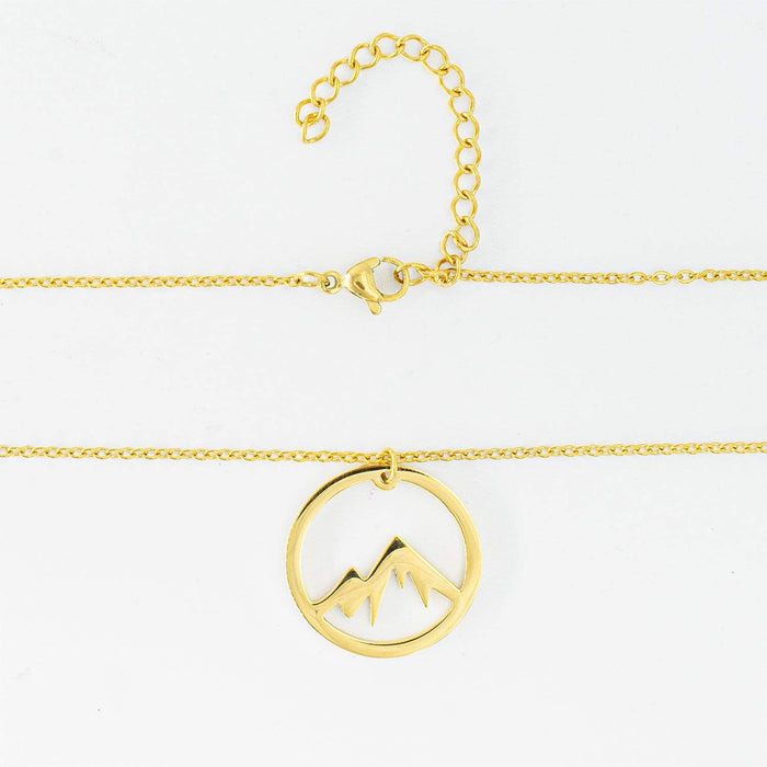 Mountain Necklace (Gold)