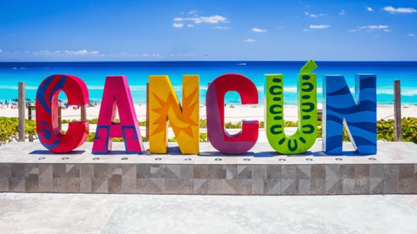 Cancun sign