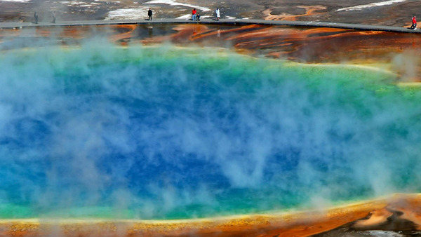 Yellowstone National Park Hot Springs
