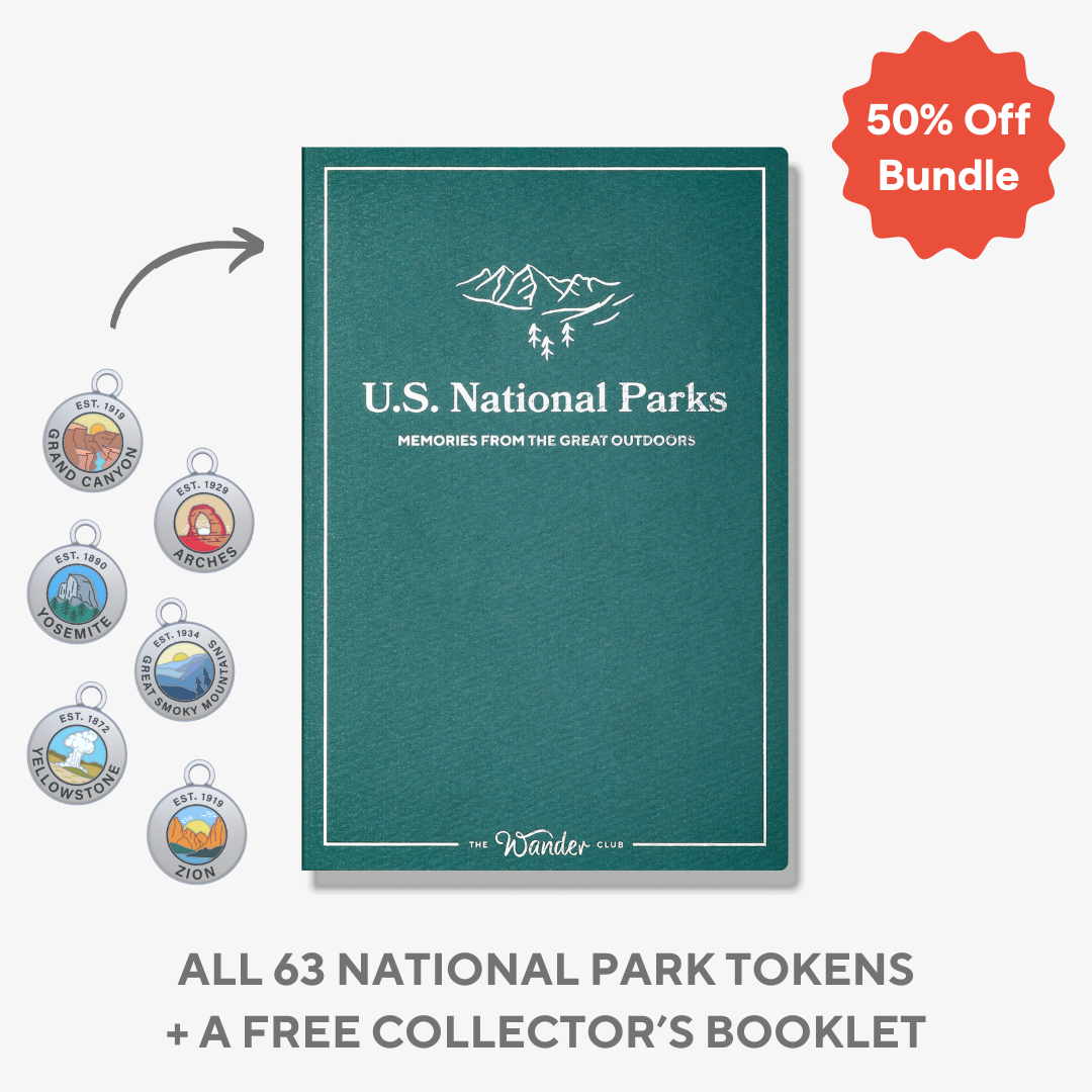 63 U.S. National Park Tokens Bundle Booklet