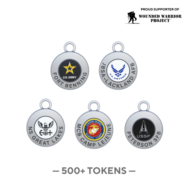 Army Map Token US Military Base Tokens