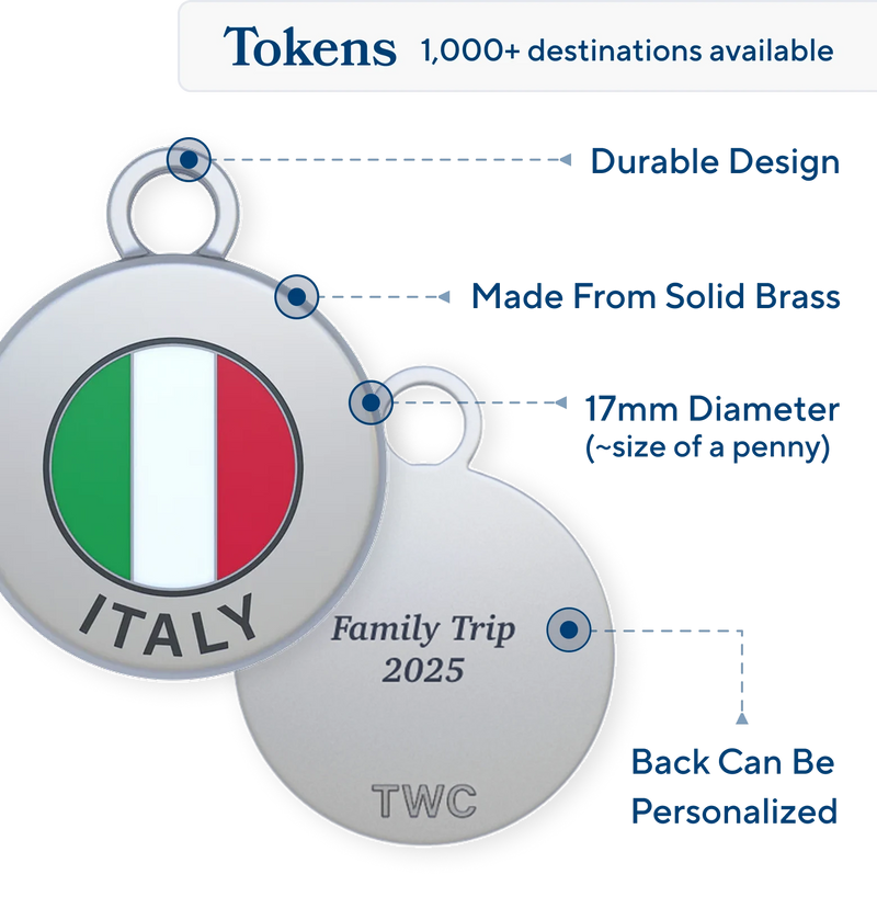 Tokens — 1,000+ destinations available