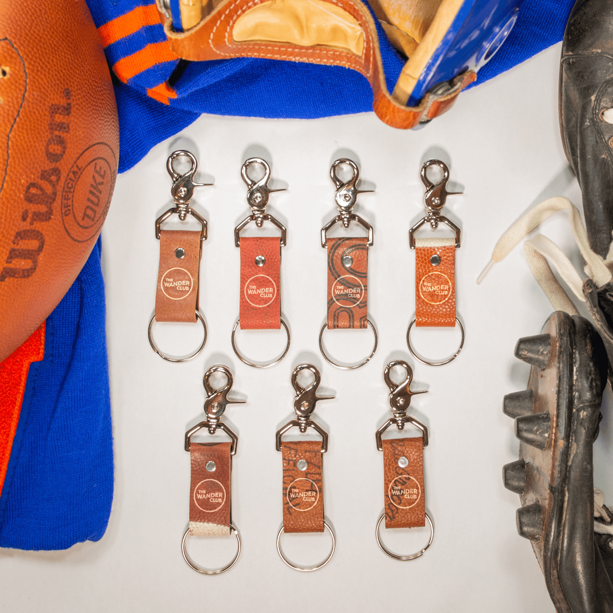 Club Keychains Football Keychain | The Wander Club