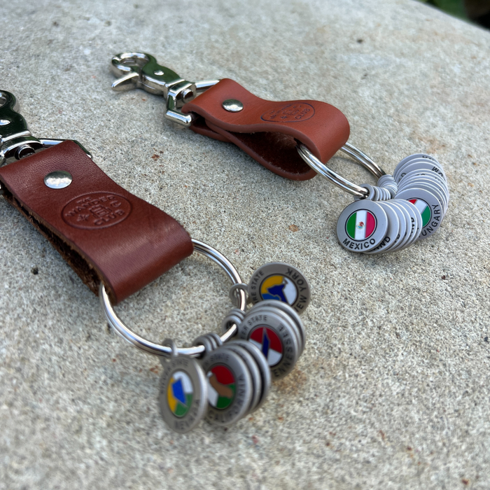 Country 2025 rings keychain