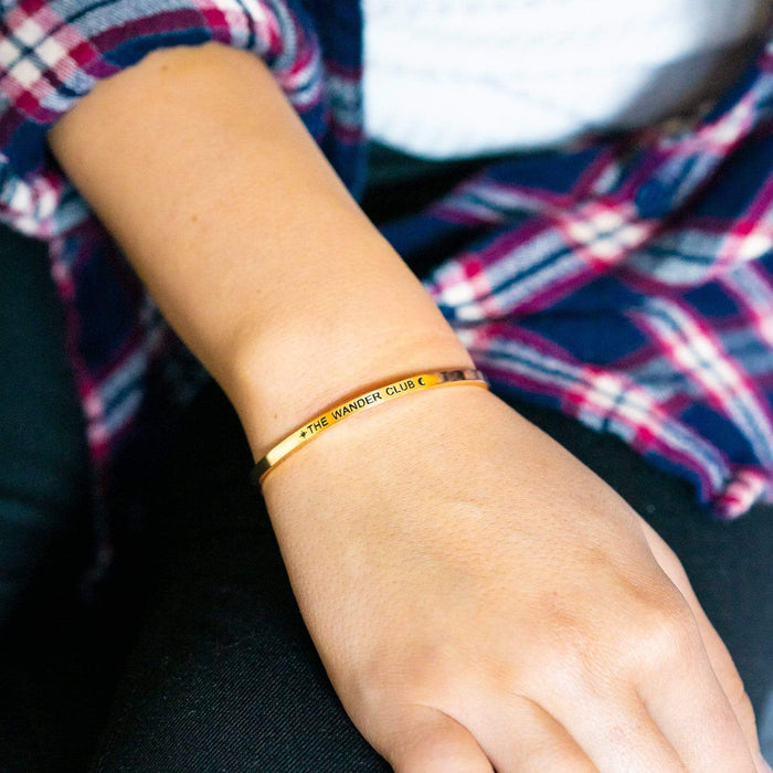 Mantra Cuff (Gold)