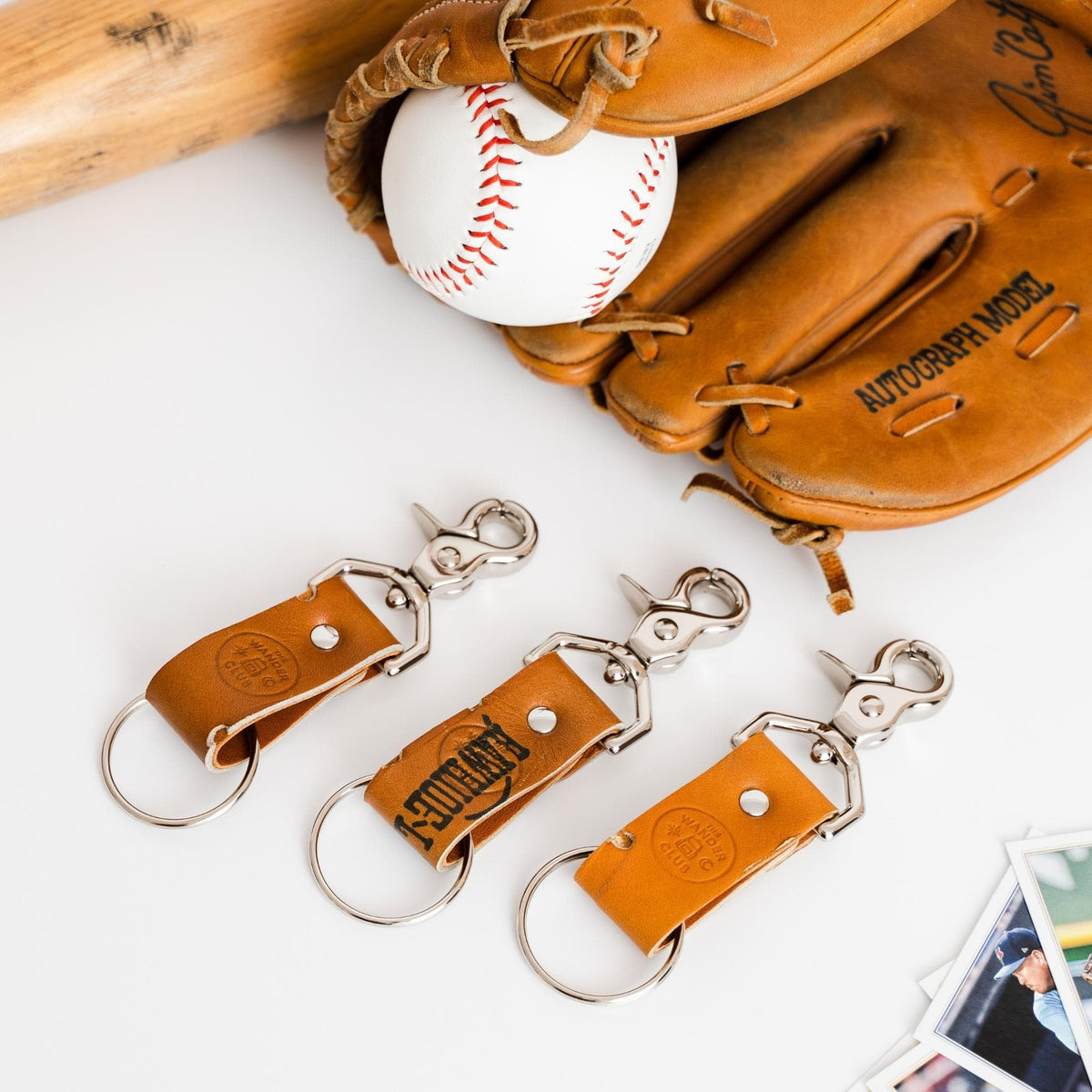 Baseball Glove Keychain from The Wander Club